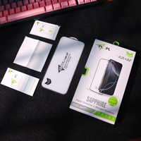 Pelindung Layar Kaca Tempered Sapphire Anti Gores AR+AF 7H Hardness untuk iPhone 17 Series dengan Kemasan Retail