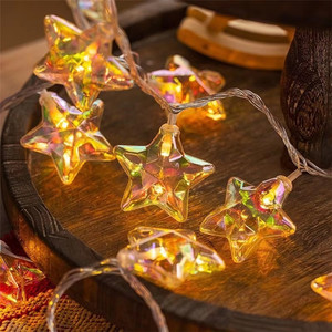 <strong>String</strong> <strong>Light</strong> Fairy <strong>Light</strong> Festoon <strong>Led</strong> <strong>Light</strong> Battery Garland Plasticrmoderntmas Decoration Plastic Solar Snowflake - Product Image 4