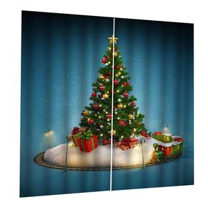 Natale modello tende e mantovane per bambini e casa per soggiorno e camera da letto finestra decorazione - Product Image 4