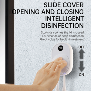 IMYCOO Bestseller Portaspazzolino Portatile con <span class=keywords><strong>Sterilizzatore</strong></span> UV e Asciugatura Rapida, Logo Personalizzabile, Elettrico USB per Casa - Product Image 6