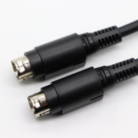 Power Din 3-poliger Stecker zum Power Din 3-poliger Stecker 1M BLACK Equipment Netz kabel