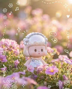 Nuova Serie Bu Er Little Princess, Statuette Collezionabili in Miniatura, Scatola Sorpresa, Artigianato in PVC e Resina, Decorazione Casa Unisex, Giocattoli - Product Image 3