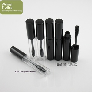 Tubo Negro Transparente para Rellenar Rímel Cosmético, Tubo Vacío para Tinte de Cejas DIY para Aceite de Palma - Product Image 5