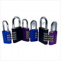Cadenas à combinaison à disque numérique en alliage d'aluminium de 40 mm