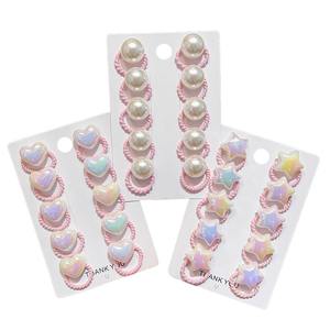 Accessoires de cheveux de style coréen, élastiques à cheveux en plastique/résine pour bébé, haute élasticité, durables, ne blessent pas les cheveux des enfants - Product Image 5