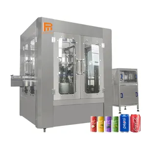 Hot Sale Beer Red Bull Soda Beverage Energy Drink Juice Tin Cans Automatic 2in1 FIlling Machine