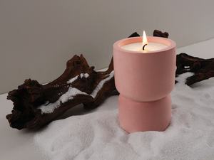 CARATTE DIY Ciment Plâtre Résine <span class=keywords><strong>Epoxy</strong></span> Empilé <span class=keywords><strong>Cire</strong></span> de Soja Pot à Bougie Moule en Silicone Brûleur d'Encens Moule pour Béton - Product Image 5