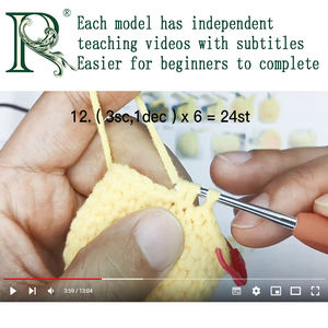 Disesuaikan buatan tangan DIY tupai Crochet boneka sebagai Manual hadiah Tersedia dengan harga grosir - Product Image 5