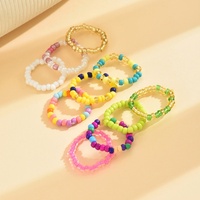 Handgemachte böhmische Art Stretched Seed Beads Ringe New Women Fashion Jewelry verstellbarer Ring
