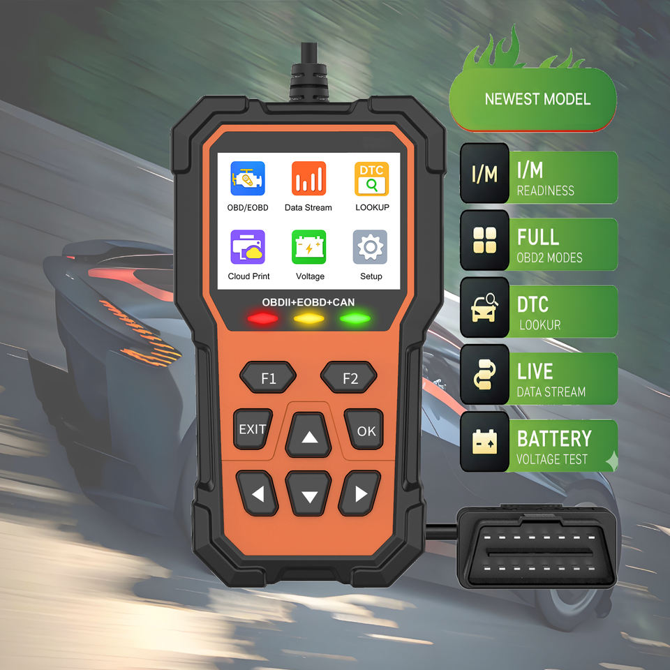 OBD2 Scanner Code Reader Engine Analyzer Check Engine Light Diagnostic ...