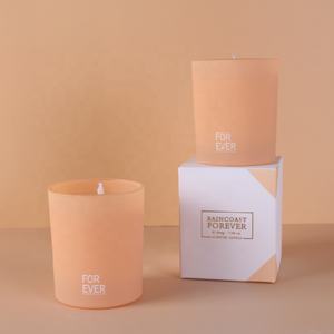 Raincoast 2022 Luxe 200g Verre Teinté Bougie Parfumée Pot de Marque Privée Nouveau Design Cire de Soja pour Noël et Pâques - Product Image 6