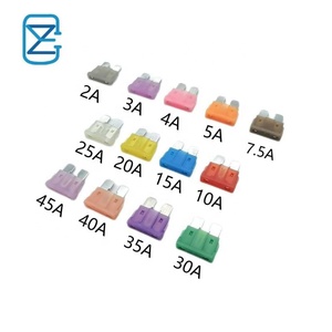 Hochwertige automatische Sicherung Micro 2-Blatt-Sicherung 1A 2A 3A 5A 7,5A 10A 15A <span class=keywords><strong>20A</strong></span> 25A 30A 35A 40A Kfz-Sicherung