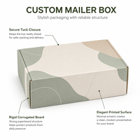 Boîte d'expédition en carton ondulé avec logo personnalisé pour l'e-commerce, boîte d'emballage en papier kraft imprimé vert sauge, boîte d'emballage en forme d'avion