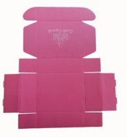 Hot Custom Dress Schuh Kleidung Pink Verpackung Mailer Box Falten Wellpappe Papier Baby Geschenk Versand box mit Print Logo