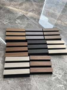 Panel Acústico Decorativo de MDF con Diseño Moderno, Revestimiento de Chapa de Roble Natural, Panel de Madera Acústico para Sala de Estar - Product Image 5