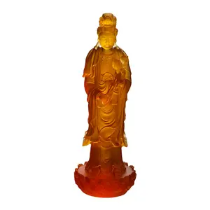 Factory price Western Trinity Glazed Avalokitesvara for home decoration