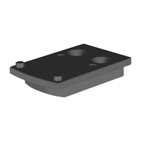 Adaptateur de montage tactique en aluminium OPTICS, plaque de base anodisée dure - Durable et résistant aux chocs
