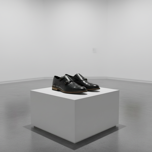 Chaussures Oxford en cuir noir pour hommes, chaussures formelles en cuir véritable durables pour l'Ouganda, chaussures de bureau confortables pour hommes, vente en gros pour l'Ouganda - Product Image 2