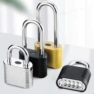 Cadenas allemand en alliage de zinc, serrure à combinaison à 4 chiffres, résistant aux intempéries, sans clé, pour casier de gym, extérieur - Product Image 2