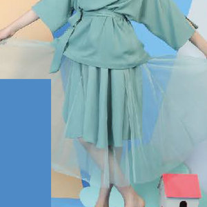 Vestido de Nuevo Estilo con Falda de Tul para Verano, Vestido de Moda para Niña, Ropa de Fiesta, Vestido de Moda Infantil - Product Image 3