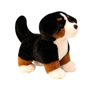 Juguete de Peluche para Perro Relleno de Algodón PP, Lindo Perro de Montaña Bernés y Husky, Muñeco de Peluche Confortable, Compañero de Juego para Dobermann, para Mayores de 14 Años - Product Image 1