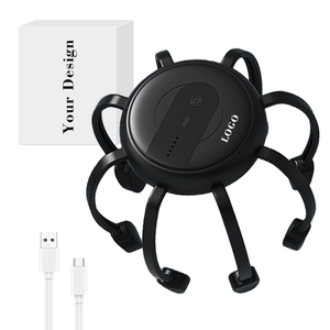 0728 Masajeador de Cabeza Multifuncional Tipo Pulpo de 500 mAh, Recargable por Tipo-C, Vibrador, Portátil, para el Cuero Cabelludo - Product Image 1