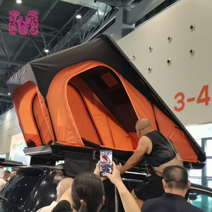 Tente de toit 4x4 en aluminium robuste pour l'été, imperméable, à montage rapide, avec renforts diagonaux, en tissu Oxford – Grande vente - Product Image 1