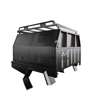 ทนทานต่อการกัดกร่อนพอดีกับหลังคาแบบแท่นแบนพร้อมกล่องสุนัขสำหรับรถบรรทุกทุกรุ่นที่ได้รับความนิยม - Product Image 1