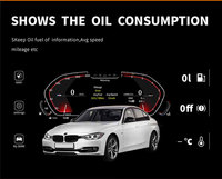 Últimos velocímetros digitales originales para BMW Serie 7 E65 E66, instrumento de tablero LCD