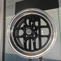 Rines de Aleación Estilo JDM Personalizados de 15-16 Pulgadas 4x100 5.5J 8.0J ET20/ET25, Ligeros, de Alto Rendimiento, Nuevos para Autos Deportivos