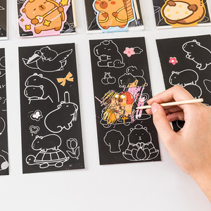 Livre de griffonnages créatifs Autonomie CapiBala pour enfants de 3 à 6 ans – Matériel papier pour loisirs créatifs DIY - Product Image 3