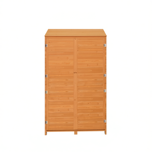 Casetta da Giardino in Legno Massello di Abete 40.2x20.5x68.7 Marrone, Costruzione Robusta per Stoccaggio - Product Image 1