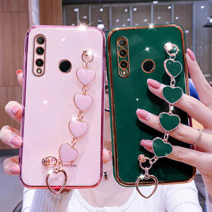 Étuis de luxe pour bracelet en forme de cœur pour Huawei P30Lite P20 P40 P50 <span class=keywords><strong>Pro</strong></span> Lite <span class=keywords><strong>Mate</strong></span> 20 20X <span class=keywords><strong>30</strong></span> 40 Y6P Y7P Y7A Y9S Y9Prime2019 - Product Image 1