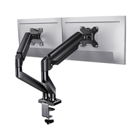 Support d'écran en alliage d'aluminium, réglable en hauteur à 90 degrés, bras mural pour moniteur, écran de 13 à 32 pouces, support de moniteur de 24 pouces en stock