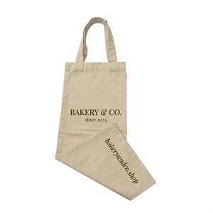 Borsa per Vino in Tela con Logo Personalizzato Stampato, Ecologica, Riciclata, Riutilizzabile, Grande Borsa in Tela di Cotone per <span class=keywords><strong>la</strong></span> <span class=keywords><strong>Spesa</strong></span> - Product Image 5