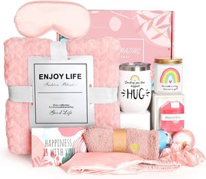 Customized Unique Get Well Soon <b>Gift</b> After Surgery Feel Better <b>Gifts</b> Thinking of You With Blanket Tumbler for Women Friends - Product Image 1