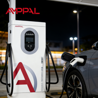 AMPPAL 60KW 80KW 120KW 160KW 180KW 240KW Station de recharge pour voiture électrique à haute performance, vente chaude, pour usage commercial et domestique