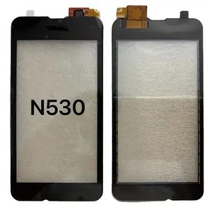N530 touch pad high quality LCD front glass for Nokia N530 N435 screen touch digitizer Mobile phone part supplier FAST SHIPPING