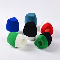 Station Drapeau pour Microphone Sans Fil Portable Forme Cube et Triangle Personnalisée pour Interview TV et Support de Logo