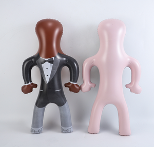 Modello Gonfiabile in PVC Senza Volto, 26 Pollici, Popolare per Regali di Halloween, Natale, Feste di Compleanno, Decorazione Fai-da-Te, Durevole, a Forma di Gentiluomo - Product Image 1