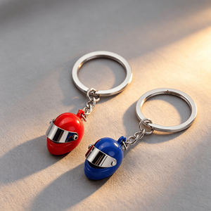 Porte-clés promotionnels : Porte-clés casque de <span class=keywords><strong>moto</strong></span>, pendentif sac à dos, porte-clés de voiture en métal, porte-clés publicitaires <span class=keywords><strong>pas</strong></span> chers - Product Image 6