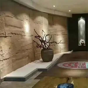 Hot sell Lightweight Faux Stone Mushroom 3d Wall Panel For Exterior And Interior Wall decor