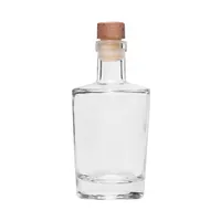 Super Flint-botella de vidrio de 100ml para whisky, whisky, Ron