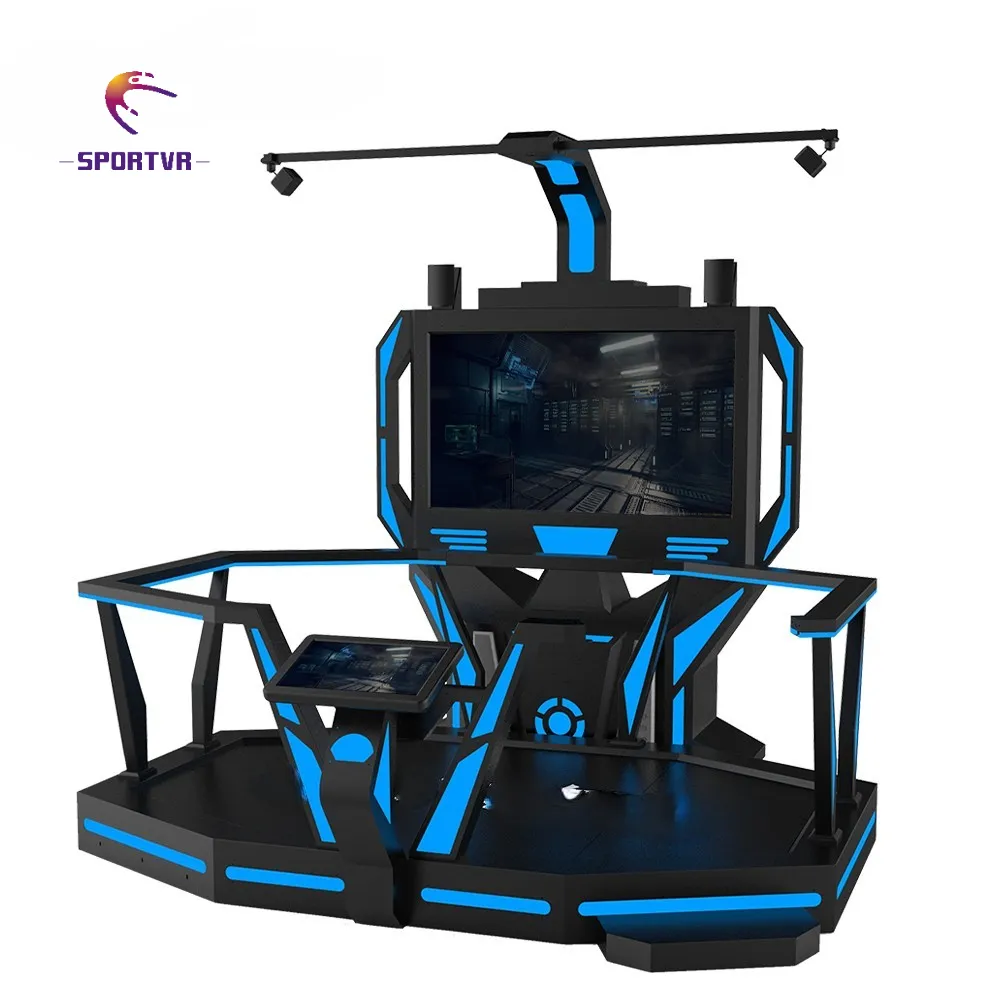 SportVR Hot Sale Amusement Park Rides Coin Operated VR Game Machine Virtual Reality Arcade Shooting Game Machine VR Simulator Eq