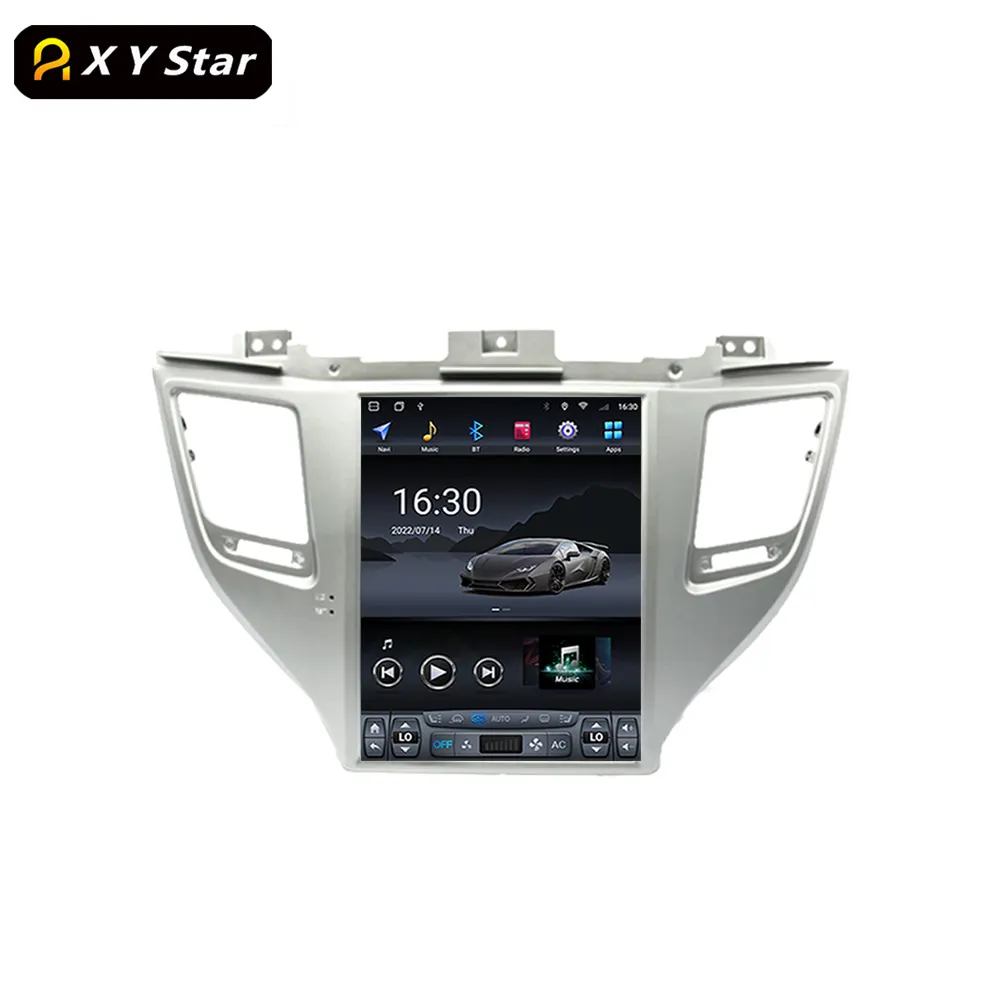 XYstar Màn Hình Cảm Ứng Dọc Máy Phát Video Dvd Android Cho Xe Hơi 10.4 Inch 8 + 256 Đài Phát Thanh Xe Hơi Cho HYUNDAI Ix35 TUCSON 2015-2018