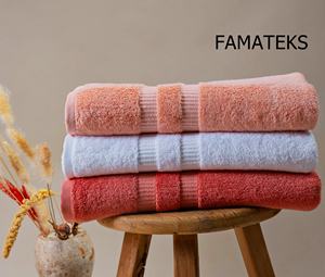 Toallas de baño de lujo de fábrica turca, algodón suave de alta calidad superabsorbente, borde Dobby personalizado para uso doméstico - Product Image 3