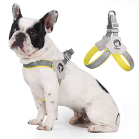 Harnais pour chien Petop OEM personnalisé de luxe, réfléchissant, réglable, anti-étranglement, rembourré, doux, taille XL, avec poignée de contrôle facile, lavable, grande taille