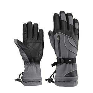 Gants isolants en cuir de chèvre de qualité supérieure pour le snowboard, gants de ski imperméables et personnalisés - Product Image 3