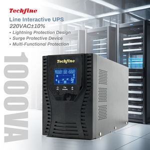 1000va 800w एकल चरण लाइन इंटरैक्टिव अप 1kva शुद्ध साइन वेव और 8 एमएस स्थानांतरण समय के साथ निर्बाध बिजली की आपूर्ति - Product Image 2