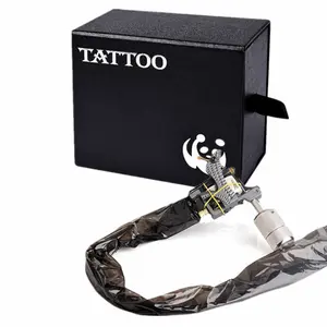 Vendita calda biodegradabile nero tatuaggio macchina penna Clip cordino Cover per il tatuaggio cavo